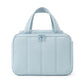 Travel Makeup Bag with Dividers and Carry Handles