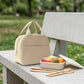 Insulated Corduroy Lunch Bag with Handle