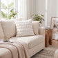 Plush Heart Textured Throw Pillow Cover Soft Fuzzy Decorative Cushion Cover for Sofa Bed Chair