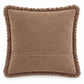 2 Pack Shaggy Faux Fur Throw Pillow Covers 18 x 18 Inch for Couch Sofa and Bed