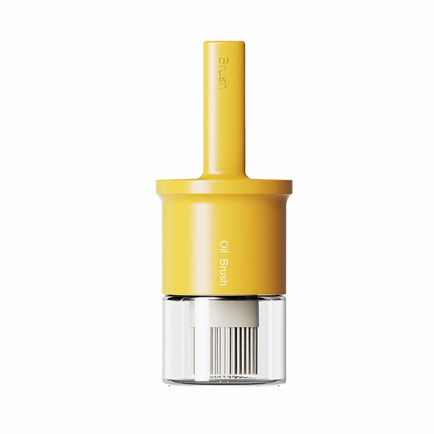 Kitchen Oil Brush with Built-In Container and Press Handle