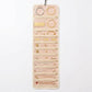 Hanging Travel Jewelry Organizer with Clear Zippered Pockets