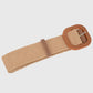 Stylish Straw Belt with Woven Buckle