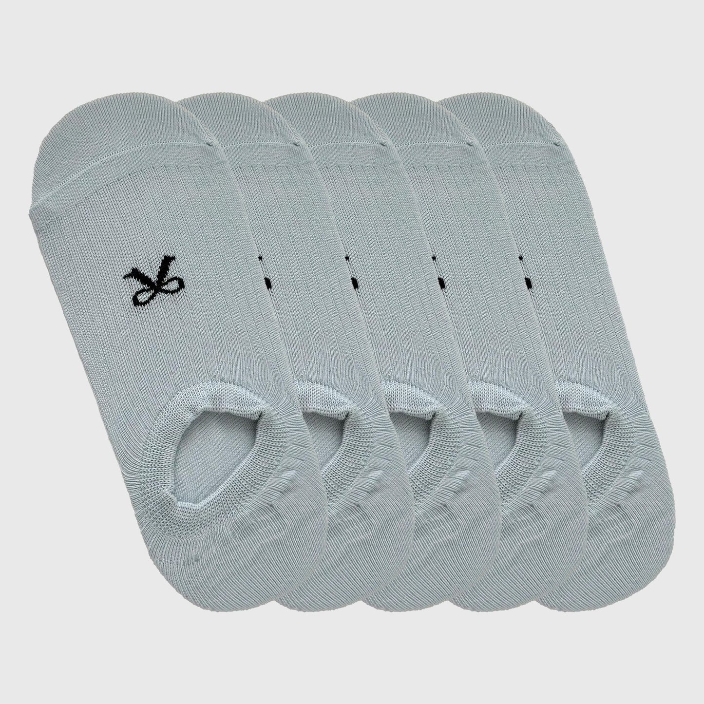 No-Show Liner Socks with Bow Accent 5Pk