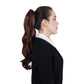 Claw Clip Ponytail Extensions for Women 23 Inch Long Wavy Fluffy Synthetic Ponytail Hairpiece