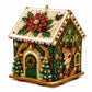 DIY Pearl Art Christmas Birdhouse Craft Kit with 3D Holiday Design