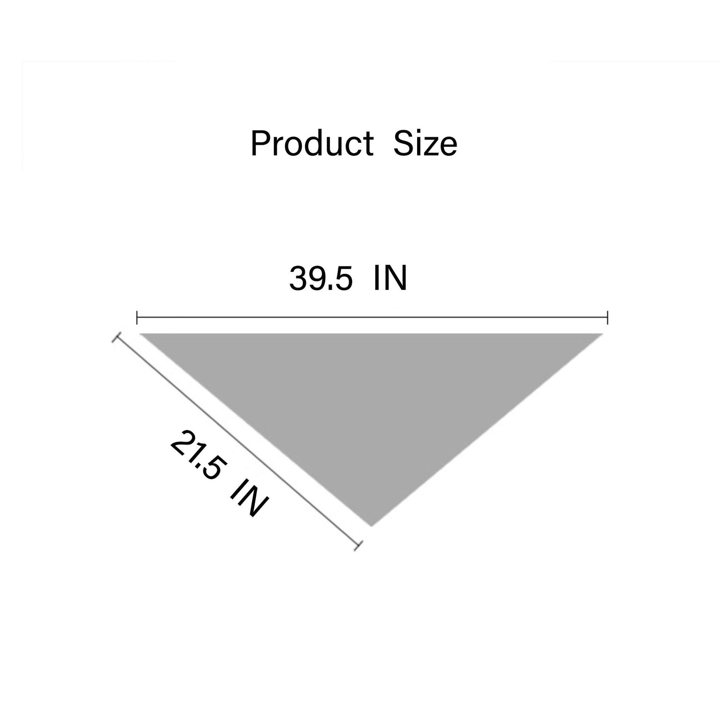 Striped Triangle Scarf Lightweight Soft Neck Head Scarf Casual Layering Wrap 39.5¡Á21.5 Inches