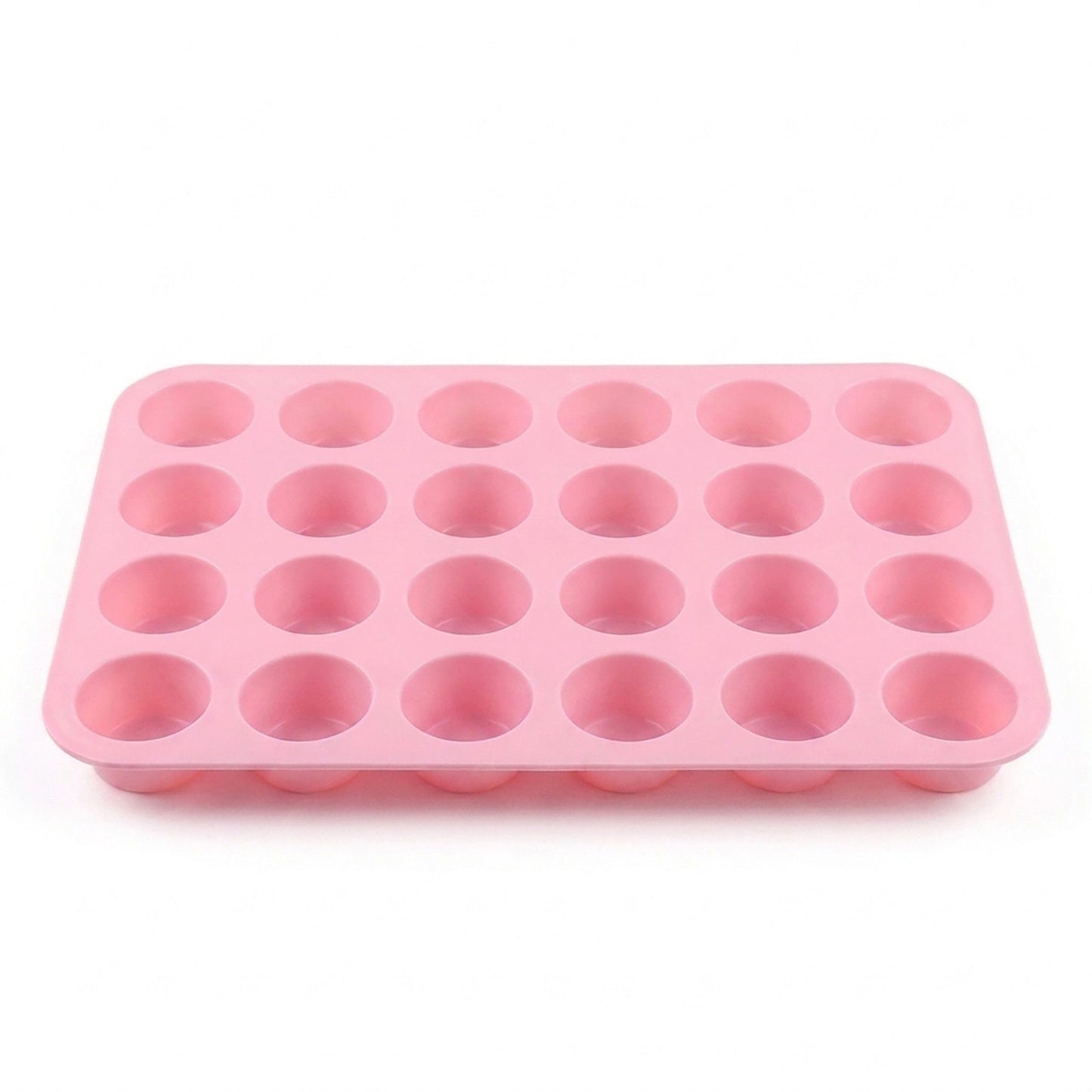 24-Cup Mini Muffin Pan - Non-Stick Bite-Sized Cupcake Mold for Baking