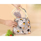 Print Insulated Lunch Bag Portable Reusable Lunch Tote with Handles