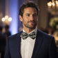 Pre Tied Paisley Bow Tie with Rhinestone Accent for Formal Wear