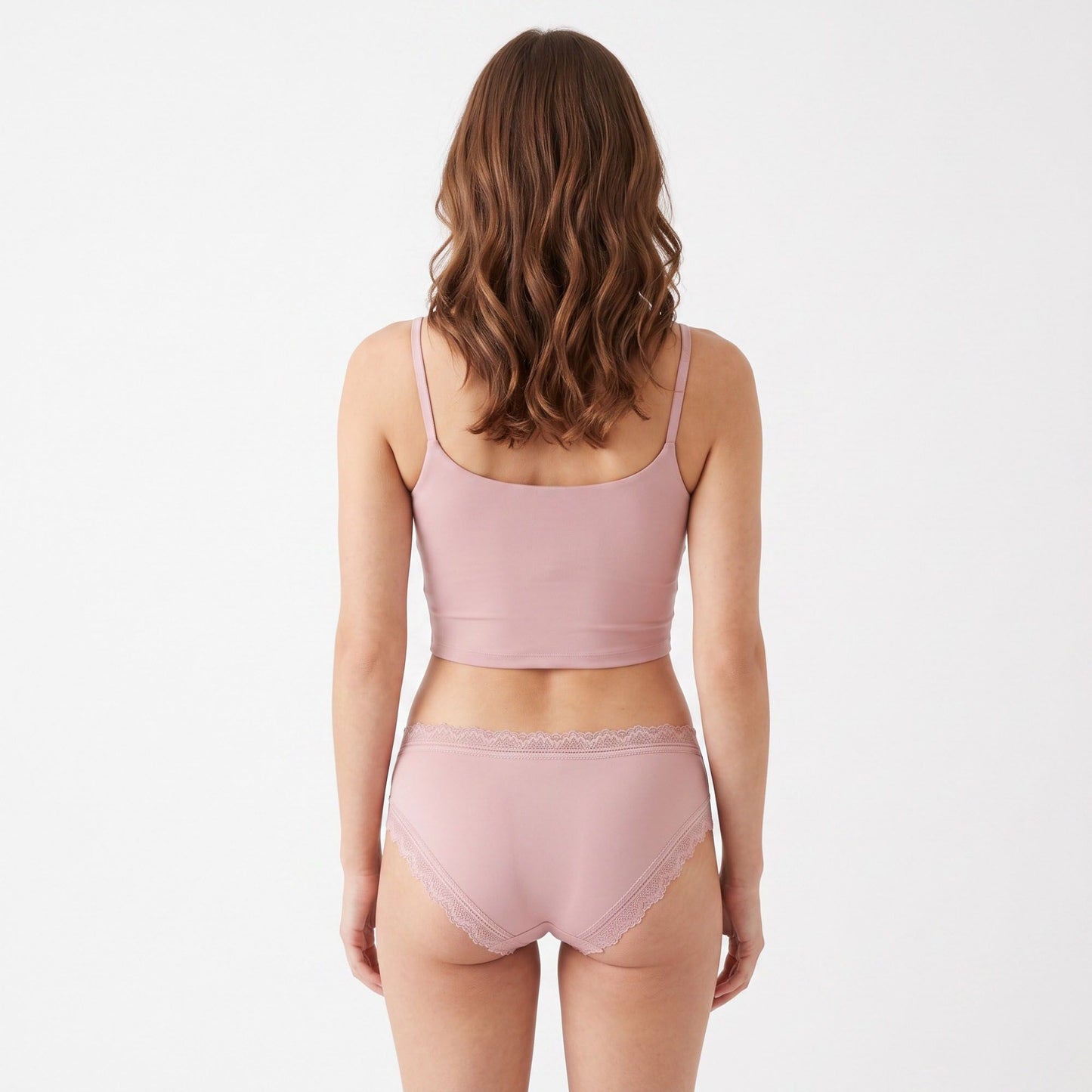 2 Pack Lace Trim Hipster Underwear with Bow Detail