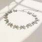 Rhinestone Butterfly Chain Belt with Adjustable Link and Elegant Waist Detail 49in