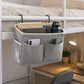 Hanging Bedside Storage Caddy with Hooks and Multiple Pockets Bed Rail Organizer