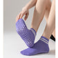 4 Pairs Ankle Grip Yoga Socks Soft Cotton Non-Slip Bottom Striped Cuff