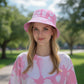 Summer Fisherman Hat Outdoor Travel Tie Dye Bucket Hat with Wide Brim Casual Sun Protection