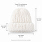 Fuzzy Knit Beanie Hat Soft Plush Cuffed Winter Cold Weather Cap