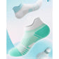 3 Pairs Cushioned Sport Ankle Socks with Arch Support Breathable Stretch Mesh Knit Athletic Low-Cut Design