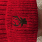 Knit Beanie with Reindeer Antlers - Festive Winter Hat