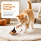Halloween Witch Mouse Cat Toy with Soft Plush Body and Rope Tail