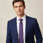 Men's Floral Print Tie with Woven Botanical Pattern and Classic Tapered Design