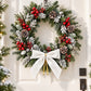 25 Pack Velvet Christmas Bows with Gold Accents for Tree Gift Wrapping Holiday Decor