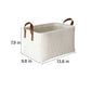 Decorative Storage Basket with Handles Organizer Bin for Shelves Closet Storage Box for Toys Clothes