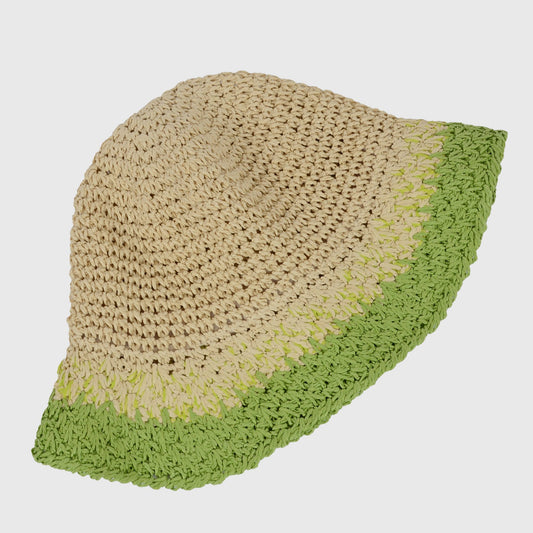 Women's Stylish Ombre Design Crochet Bucket Hat