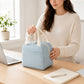 Insulated Corduroy Lunch Bag with Front Pocket