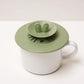 4pcs per Set Silicone Bunny Ear Cup Lid Dustproof Insulated Drink Cover with Pop Up Vent Seal 4.6x0.7in