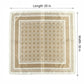 Square Geometric Satin Scarf Silk Feel Head Wrap Bandana 35 Inch