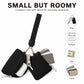Mini Wristlet Pouch and Card Holder Set with Zip Closure