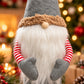 3pk Christmas Gnome Wine Bottle Covers