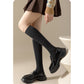 3-Pack Ribbed Knee High Compression Socks Seamless Toe Slim Fit Design