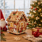 DIY Pearl Art Christmas Birdhouse Craft Kit with 3D Holiday Design