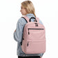 Multi-Pocket Commuter Backpack with Padded Shoulder Straps, Front Zip Pockets and Top Handle