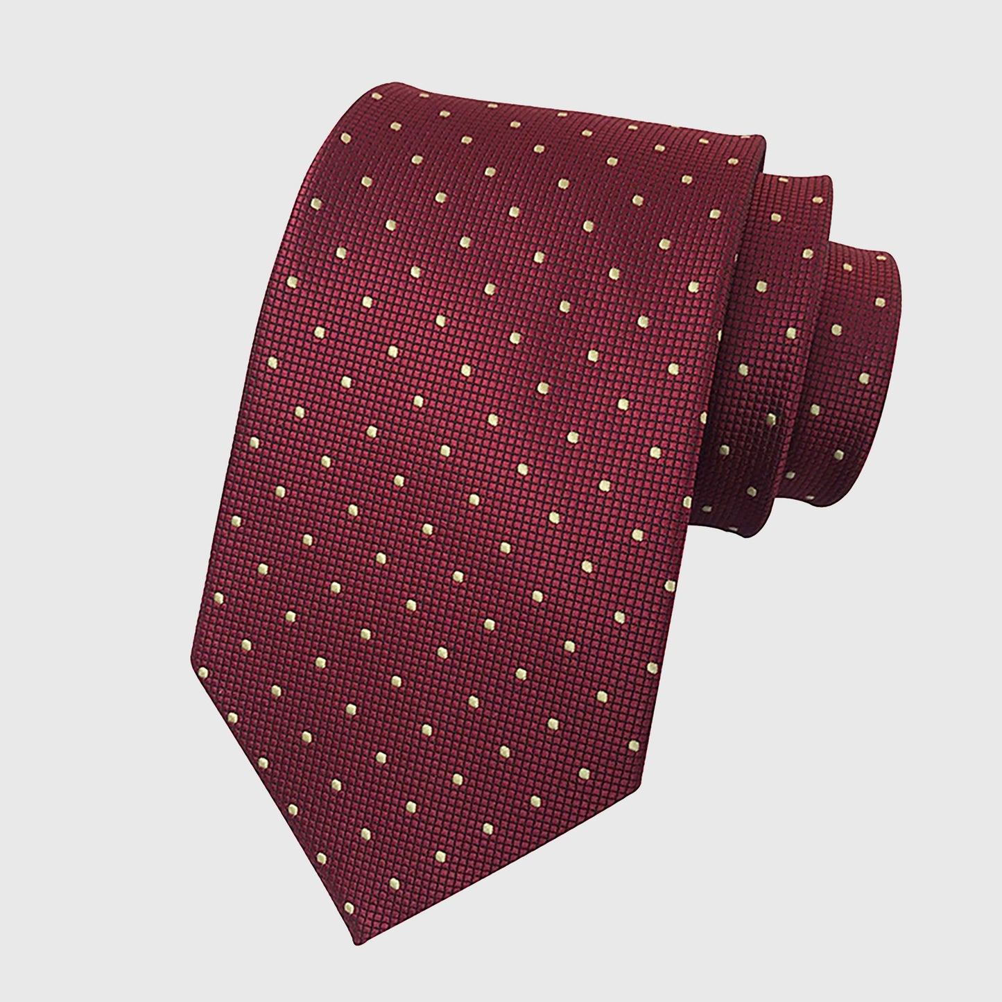 Men's Dot Pattern Tie Woven Formal Necktie for Business, Weddings & Daily Office Wear