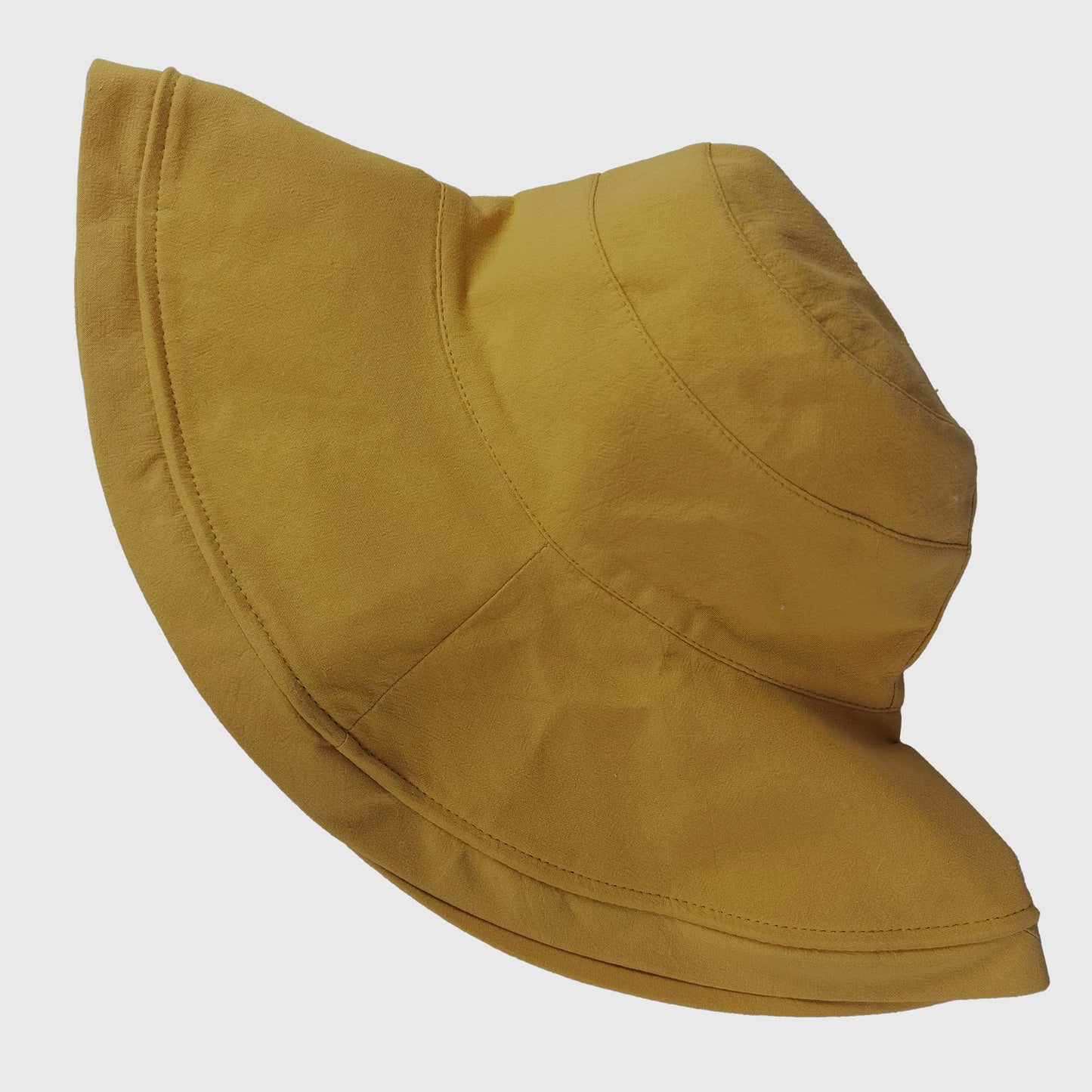 Women's HAPPINESS Embroidered Wide - Brim Bucket Hat