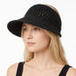 Crochet Bucket Hat Summer Knit Sun Hat Breathable Lightweight Beach Cap