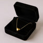 Minimalist Heart Pendant Necklace with Smooth Sculpted Charm and Delicate Chain for a Soft Elegant Everyday Accessory 10.5in