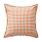 Houndstooth Woven Decorative Throw Pillow Cover Textured Square Cushion Cover with Hidden Zipper
