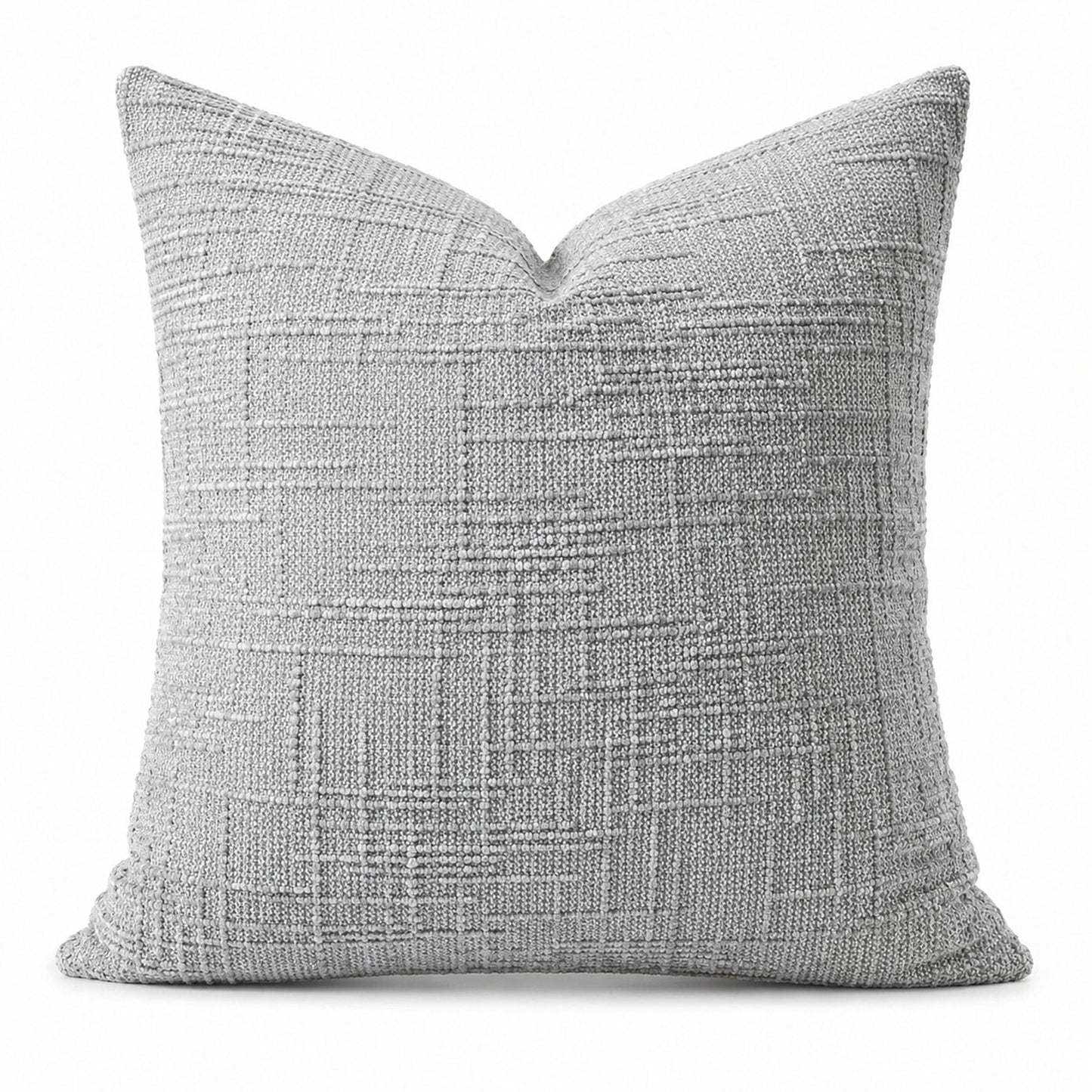Textured Geometric Decorative Throw Pillow Cover Soft Accent Cushion Cover for Sofa Bed