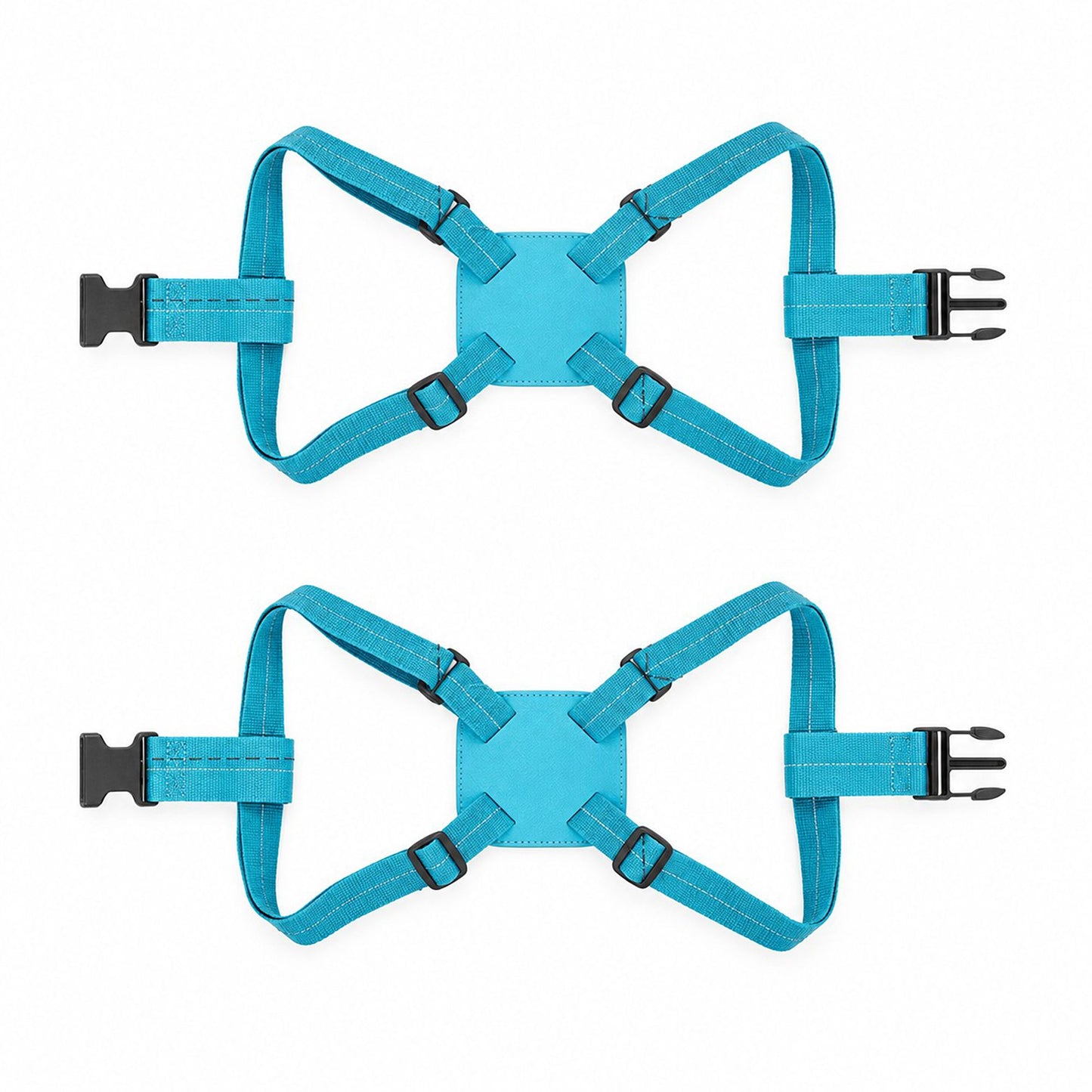 2 Pack Adjustable X Shaped Luggage Straps with Buckles