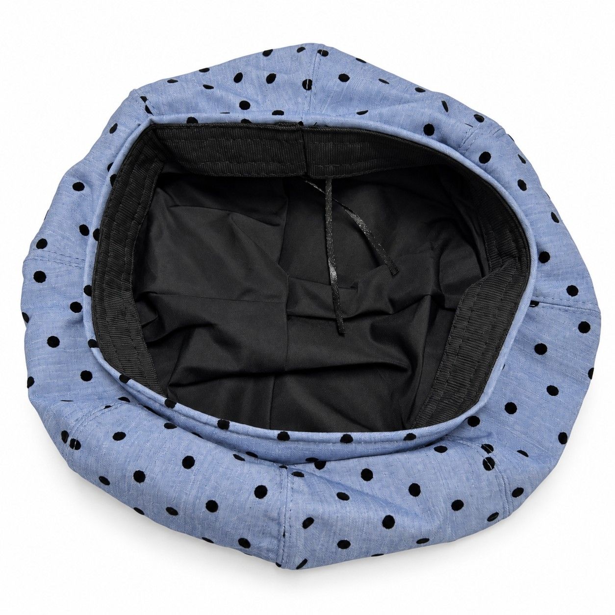 Polka Dot Beret Hat Lightweight French Painter Cap Adjustable Casual Style