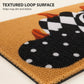 Halloween Pumpkin Indoor Outdoor Doormat Nonslip Entryway Rug 15.7 x 23.6 Inches