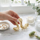 Sculptural Hair Clip with Curved Open Shape and Polished Finish 2.3x0.8in
