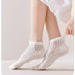 3-Pack Minimalist Knit Ankle Socks Mixed Pattern Design Soft Cotton Low-Cut Style