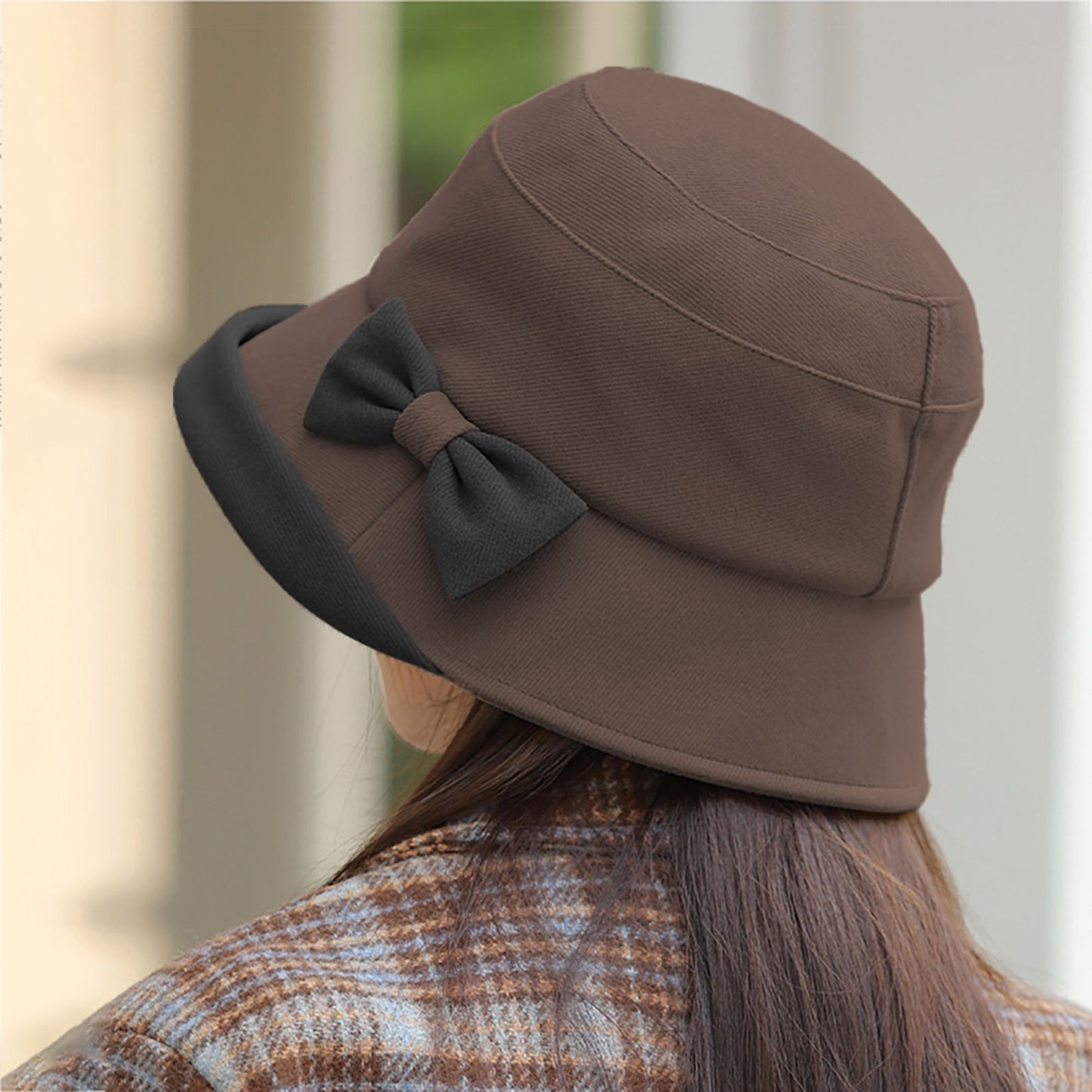 Bucket Hat with Cute Bow Detail