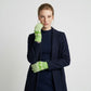 Soft Knit Gloves with Argyle Pattern and Cozy Fuzzy Texture 8.2 x 3.5in