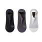 Men's No-Show Mesh Socks with Non-Slip Silicone Heel Grip and Breathable Low-Cut Design 3-Pack