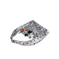 Silver Polka Dot Satin Tote Bag, Lightweight Slouchy Shoulder Bag for Women